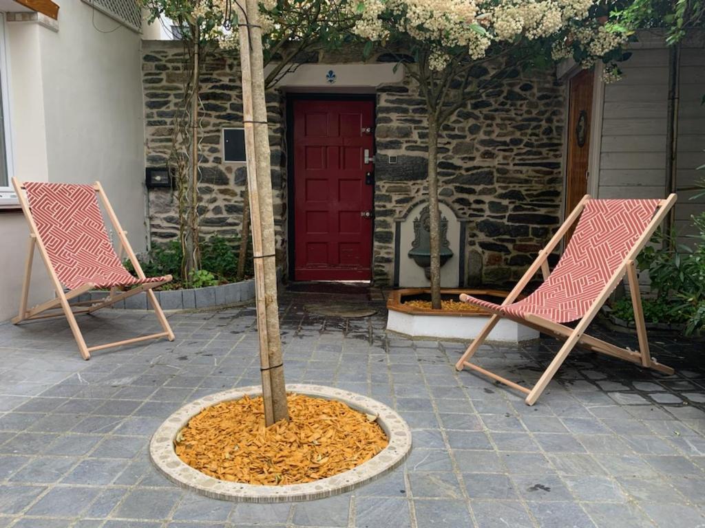 Aux Vieilles Murailles • Charmante Maison & Cour Morlaix Exterior foto